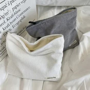 Custom Corduroy Cosmetic Bag