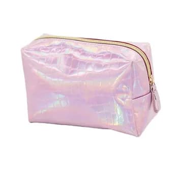 Custom Zippered PU Cosmetic Bag