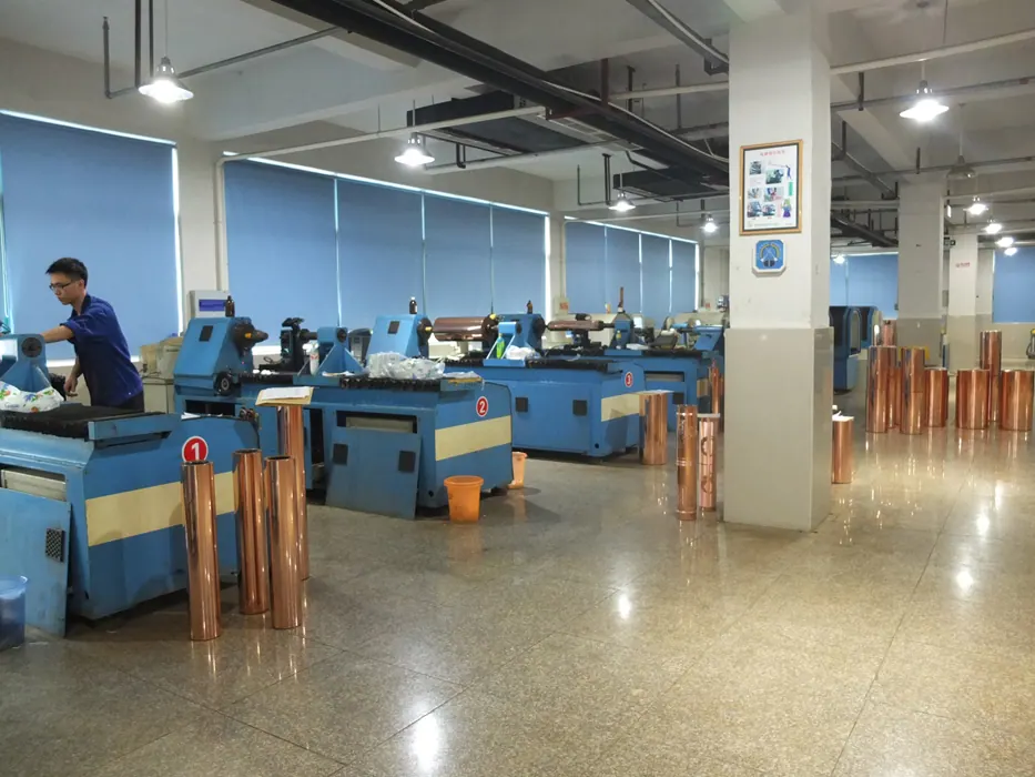 Exterior and production area of the Zhonggao Crafts factory