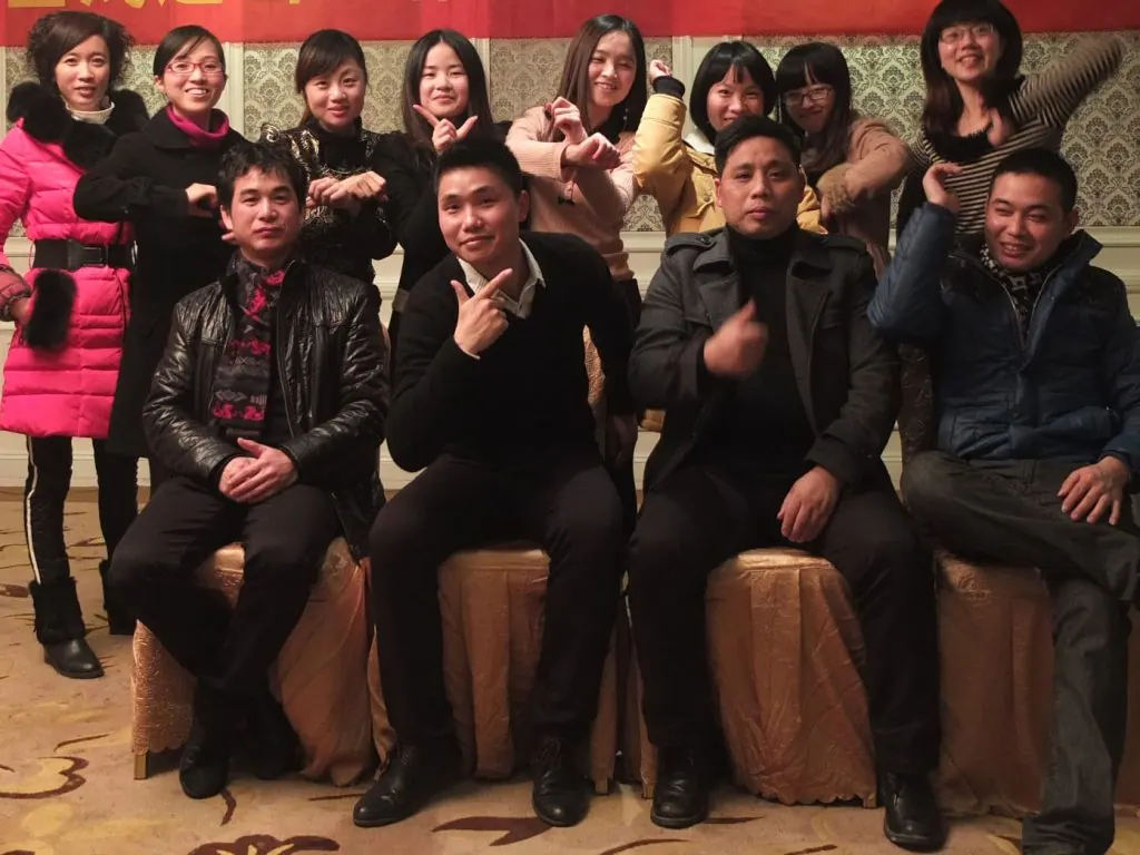 Zhonggao Crafts production team at work