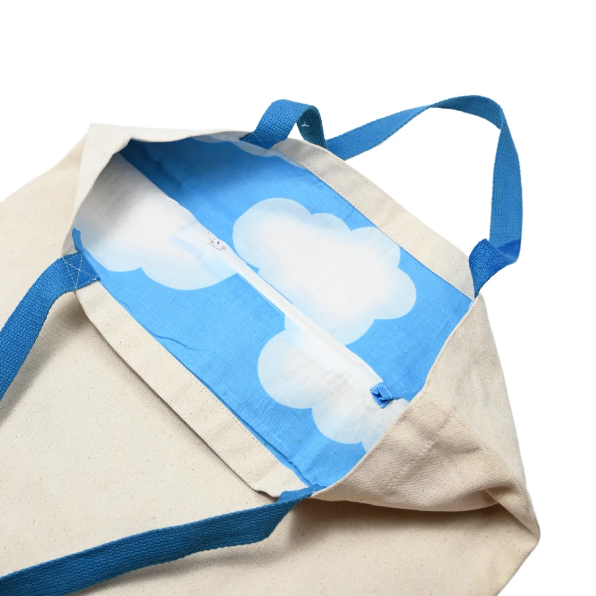 Canvas Bag with a Sky-Inspired Lining — detail 1