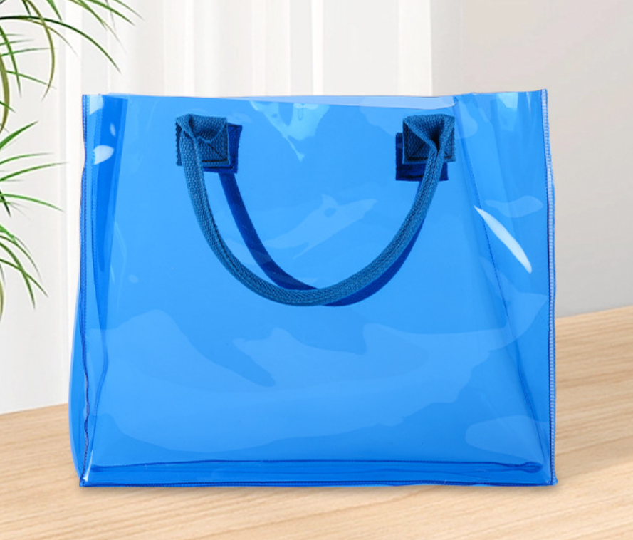 Clear PVC Shoulder Tote Bag