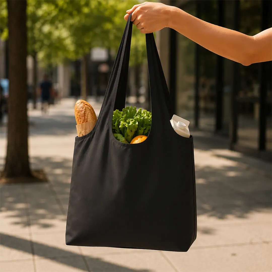Custom Reusable Nylon Grocery Bag - image 4