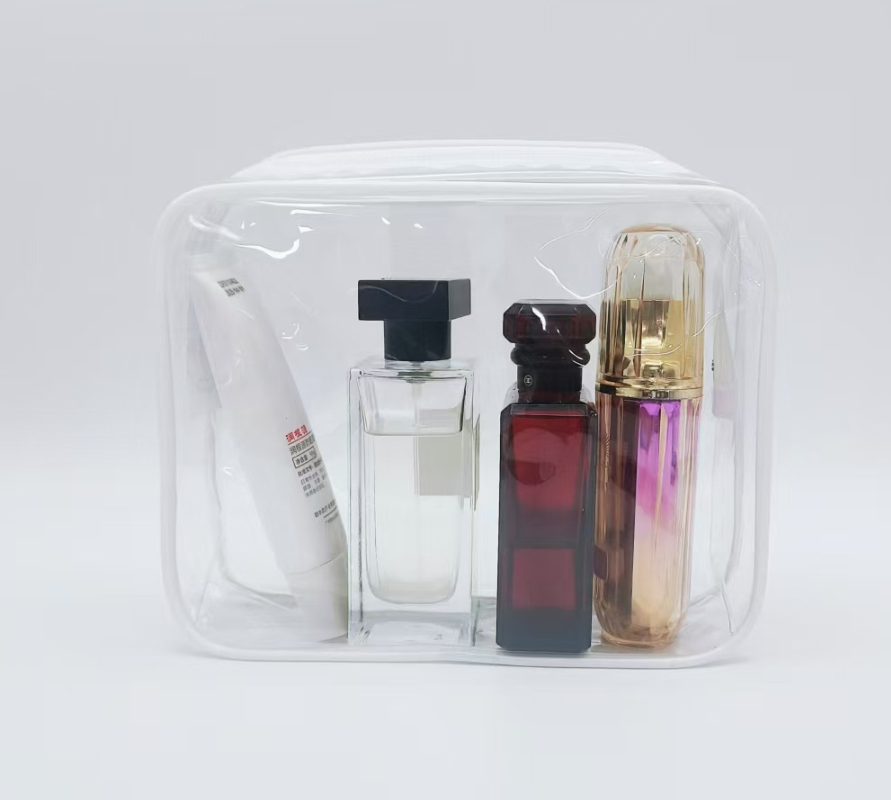 Clear toiletry bag