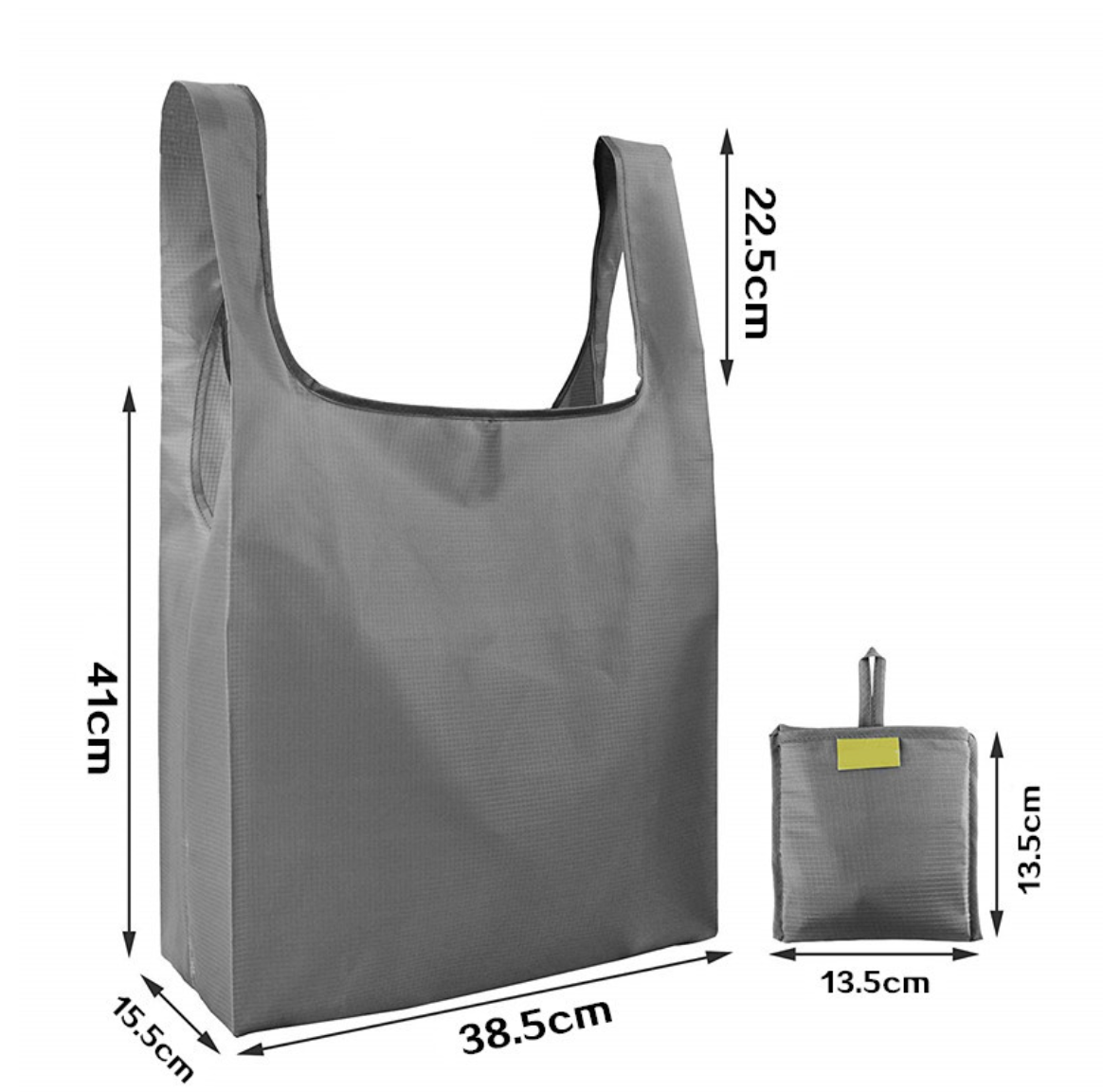 Polyester Reusable Folding Shopping Tote Bag