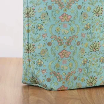 Custom Floral-Print Canvas Shopping Tote
