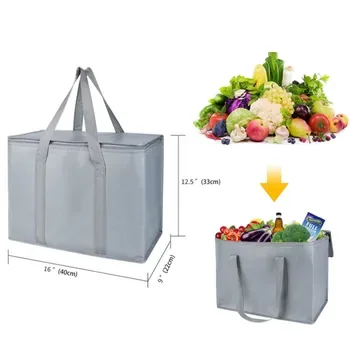 Custom Insulated Non-Woven Food Delivery Cooler Bag ZG21009222