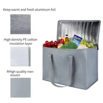 Custom Insulated Non-Woven Food Delivery Cooler Bag ZG21009222