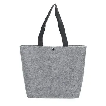 Custom Foldable 100%poly Felt Grocery Tote