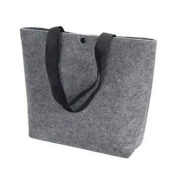 Custom Foldable 100%poly Felt Grocery Tote