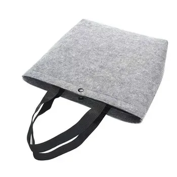 Custom Foldable 100%poly Felt Grocery Tote