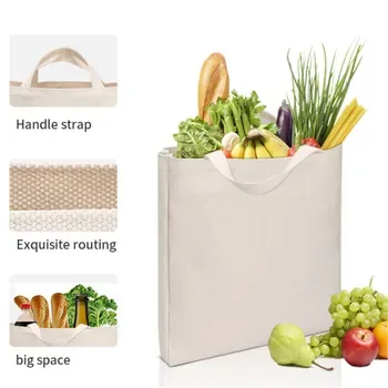 Heavy-Duty Washable Cotton Grocery Tote