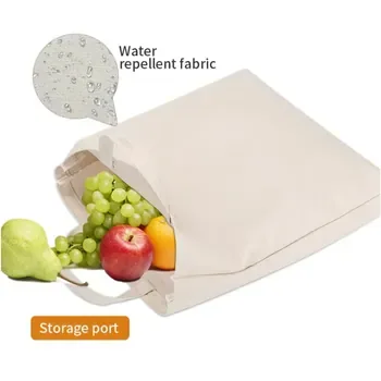 Heavy-Duty Washable Cotton Grocery Tote