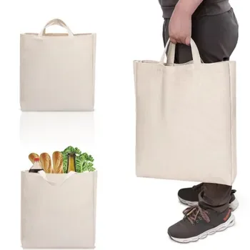 Heavy-Duty Washable Cotton Grocery Tote