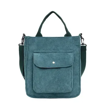 Custom Corduroy Shopping Tote ZG20230209M8
