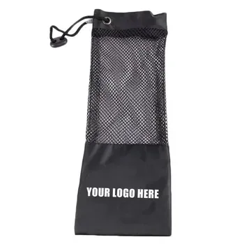 Polyester Mesh Golf Towel Drawstring Pouch