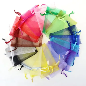 Colored Organza Jewelry Gift Bag