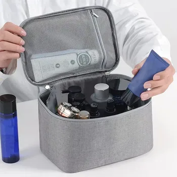Printed Polyester Travel Cosmetic Pouch