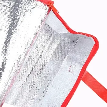 Custom Waterproof Insulated Foil-Lined Non-Woven Lunch Cooler Bag
