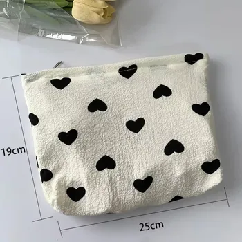 Custom Zippered Canvas Makeup Pouch