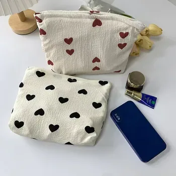 Custom Zippered Canvas Makeup Pouch