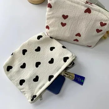 Custom Zippered Canvas Makeup Pouch