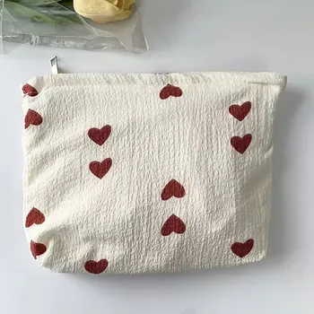 Custom Zippered Canvas Makeup Pouch
