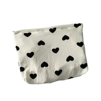 Custom Zippered Canvas Makeup Pouch