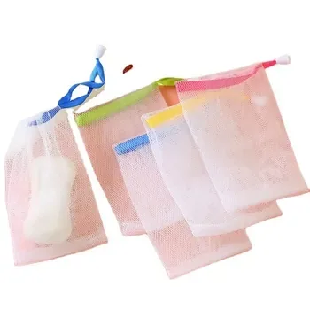 Custom Clear Mesh Silk Drawstring Bag