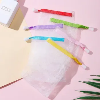 Custom Clear Mesh Silk Drawstring Bag