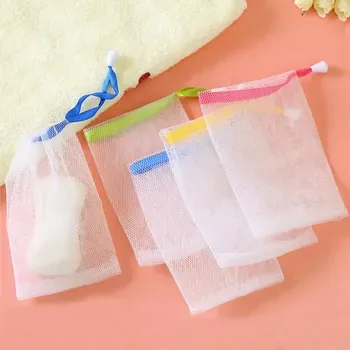 Custom Clear Mesh Silk Drawstring Bag