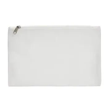 Printed Canvas Cosmetic Toiletry Zipper Pouch