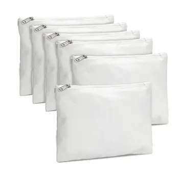 Printed Canvas Cosmetic Toiletry Zipper Pouch