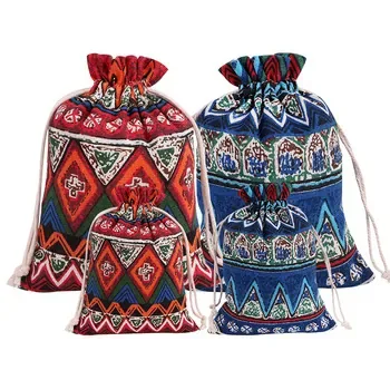Custom Cotton Canvas Drawstring Gift Bag ZG20250106M3