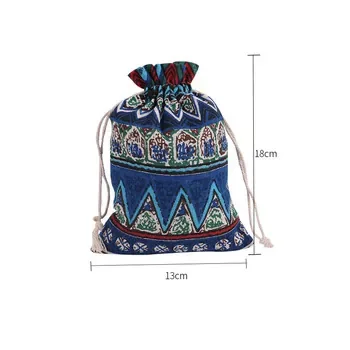 Custom Cotton Canvas Drawstring Gift Bag ZG20250106M3