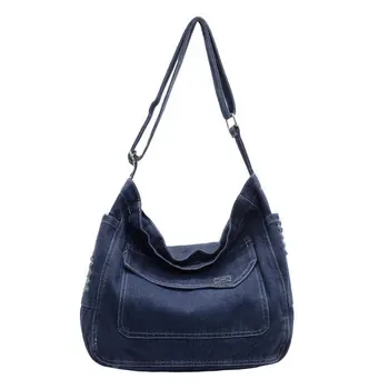 Custom Denim Shopping Tote ZG20260205A5