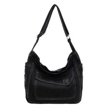 Custom Denim Shopping Tote ZG20260205A5