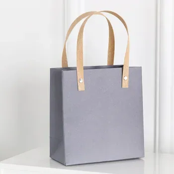 Custom Kraft paper Shopping Tote ZG20240407A10