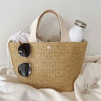 Custom Straw Beach Tote