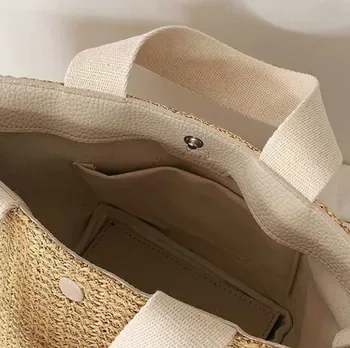 Custom Straw Beach Tote
