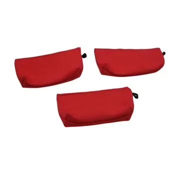 Solid-Color Neoprene Cosmetic Zipper Pouch