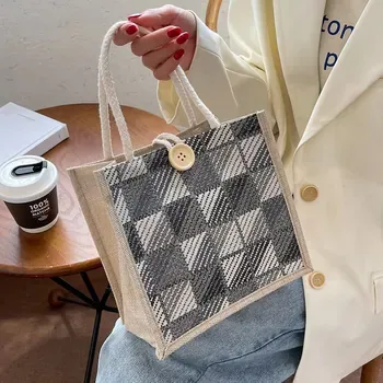 Custom Jute Shopping Bag