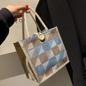 Custom Jute Shopping Bag
