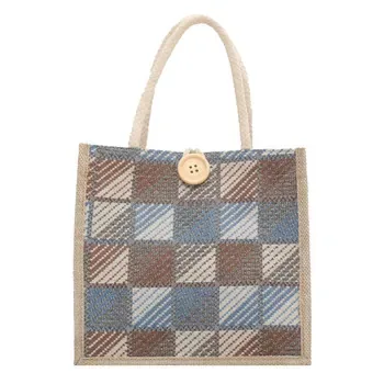 Custom Jute Shopping Bag