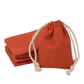 Custom 8oz Cotton Canvas Drawstring Gift Bag