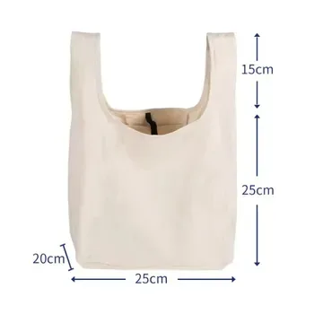 Custom Foldable Cotton Canvas Grocery Tote ZG210817