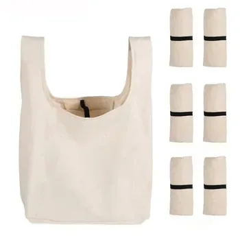 Custom Foldable Cotton Canvas Grocery Tote ZG210817