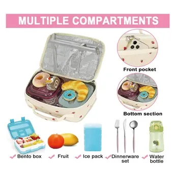 Custom Insulated Foldable Polyester Lunch Cooler Bag