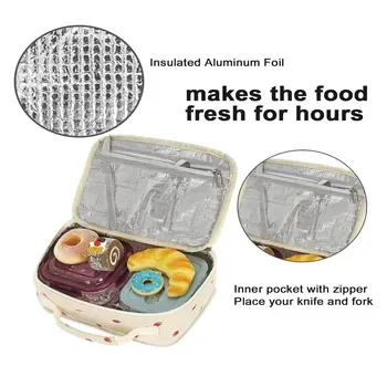 Custom Insulated Foldable Polyester Lunch Cooler Bag
