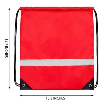 Custom Waterproof Foldable Polyester Drawstring Bag